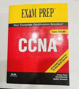 Que Exam Prep CCNA 640-801 Study Guide Book + CD-ROM (Jeremy Cioara)